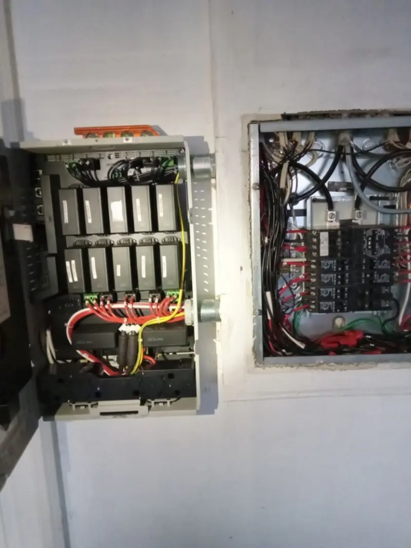 Electrical panel upgrade completed for Indoor Lighting Installation in Chattahoochee Hills